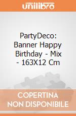 PartyDeco: Banner Happy Birthday - Mix - 163X12 Cm giochi