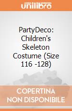 PartyDeco: Children's Skeleton Costume (Size 116 -128) giochi