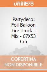Partydeco: Foil Balloon Fire Truck - Mix - 67X53 Cm giochi