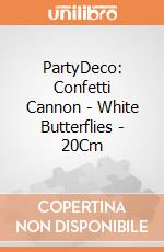 PartyDeco: Confetti Cannon - White Butterflies - 20Cm giochi