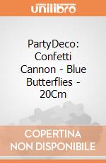 PartyDeco: Confetti Cannon - Blue Butterflies - 20Cm giochi
