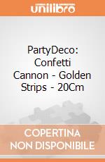 PartyDeco: Confetti Cannon - Golden Strips - 20Cm giochi