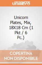 Unicorn Plates, Mix, 18X18 Cm (1 Pkt / 6 Pc.) giochi