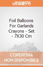 Foil Balloons For Garlands Crayons - Set - 7X30 Cm giochi