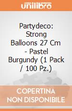 Partydeco: Strong Balloons 27 Cm - Pastel Burgundy (1 Pack / 100 Pz.) giochi