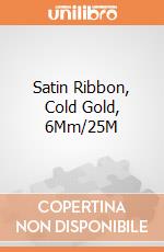 Satin Ribbon, Cold Gold, 6Mm/25M giochi