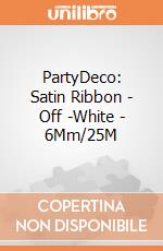 Satin Ribbon, Off-White, 6Mm/25M giochi