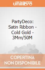 Satin Ribbon, Cold Gold, 3Mm/50M giochi