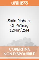 Satin Ribbon, Off-White, 12Mm/25M giochi