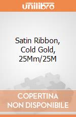 Satin Ribbon, Cold Gold, 25Mm/25M giochi