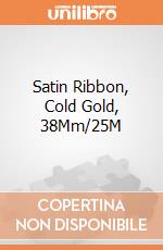 Satin Ribbon, Cold Gold, 38Mm/25M giochi