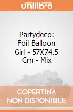 Partydeco: Foil Balloon Girl - 57X74.5 Cm - Mix giochi