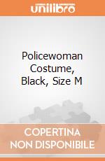 Policewoman Costume, Black, Size M giochi