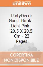 PartyDeco: Guest Book - Light Pink - 20.5 X 20.5 Cm - 22 Pages giochi