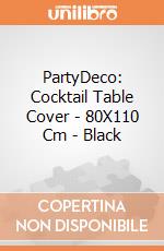 PartyDeco: Cocktail Table Cover - 80X110 Cm - Black giochi