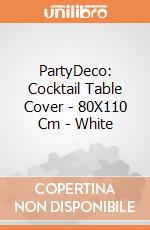 PartyDeco: Cocktail Table Cover - 80X110 Cm - White giochi