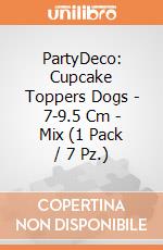 PartyDeco: Cupcake Toppers Dogs - 7-9.5 Cm - Mix (1 Pack / 7 Pz.) giochi