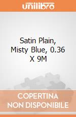 Satin Plain, Misty Blue, 0.36 X 9M giochi