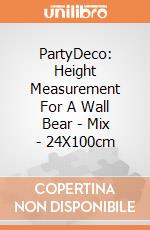 PartyDeco: Height Measurement For A Wall Bear - Mix - 24X100cm giochi