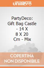 PartyDeco: Gift Bag Castle - 14 X 8 X 20 Cm - Mix giochi