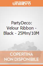 Velour Ribbon, Black, 25Mm/10M giochi