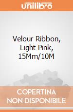 Velour Ribbon, Light Pink, 15Mm/10M giochi