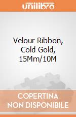 Velour Ribbon, Cold Gold, 15Mm/10M giochi