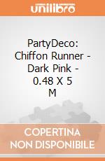 PartyDeco: Chiffon Runner - Dark Pink - 0.48 X 5 M giochi