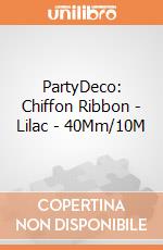 PartyDeco: Chiffon Ribbon - Lilac - 40Mm/10M giochi