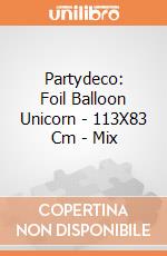 Partydeco: Foil Balloon Unicorn - 113X83 Cm - Mix giochi