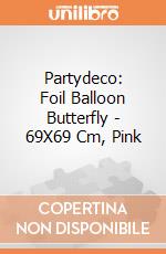 Partydeco: Foil Balloon Butterfly - 69X69 Cm, Pink giochi