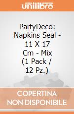 PartyDeco: Napkins Seal - 11 X 17 Cm - Mix (1 Pack / 12 Pz.) giochi