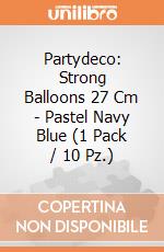 Partydeco: Strong Balloons 27 Cm - Pastel Navy Blue (1 Pack / 10 Pz.) giochi