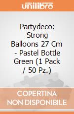 Partydeco: Strong Balloons 27 Cm - Pastel Bottle Green (1 Pack / 50 Pz.) giochi