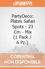 PartyDeco: Plates Safari Spots - 23 Cm - Mix (1 Pack / 6 Pz.) giochi