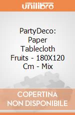 PartyDeco: Paper Tablecloth Fruits - 180X120 Cm - Mix giochi