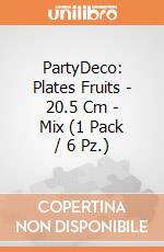 PartyDeco: Plates Fruits - 20.5 Cm - Mix (1 Pack / 6 Pz.) giochi