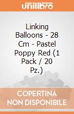 Linking Balloons - 28 Cm - Pastel Poppy Red (1 Pack / 20 Pz.) giochi