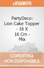 PartyDeco: Lion Cake Topper - 16 X 16 Cm - Mix giochi