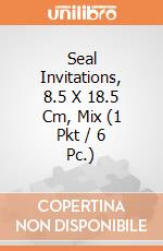 Seal Invitations, 8.5 X 18.5 Cm, Mix (1 Pkt / 6 Pc.) giochi