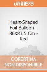Heart-Shaped Foil Balloon - 86X83.5 Cm - Red giochi