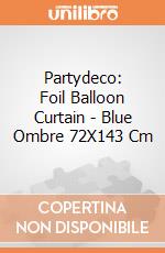 Partydeco: Foil Balloon Curtain - Blue Ombre 72X143 Cm giochi