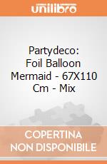 Partydeco: Foil Balloon Mermaid - 67X110 Cm - Mix giochi