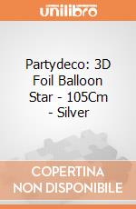Partydeco: 3D Foil Balloon Star - 105Cm - Silver giochi