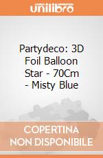 Partydeco: 3D Foil Balloon Star - 70Cm - Misty Blue giochi