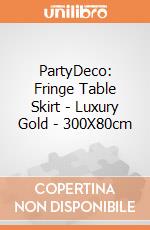 PartyDeco: Fringe Table Skirt - Luxury Gold - 300X80cm giochi