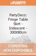 PartyDeco: Fringe Table Skirt - Iridescent - 300X80cm giochi