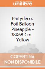 Partydeco: Foil Balloon Pineapple - 38X68 Cm - Yellow giochi