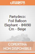 Partydeco: Foil Balloon Elephant - 84X90 Cm - Beige giochi
