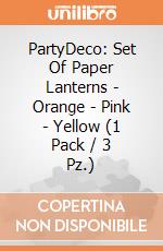 Set Of Paper Lanterns, Orange, Pink, Yellow (1 Pkt / 3 Pc.) giochi